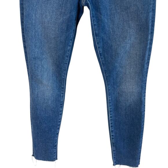 MOTHER Women’s Sz 27 High Waisted Looker Ankle Fray in Big Sky - Picture 5 of 9